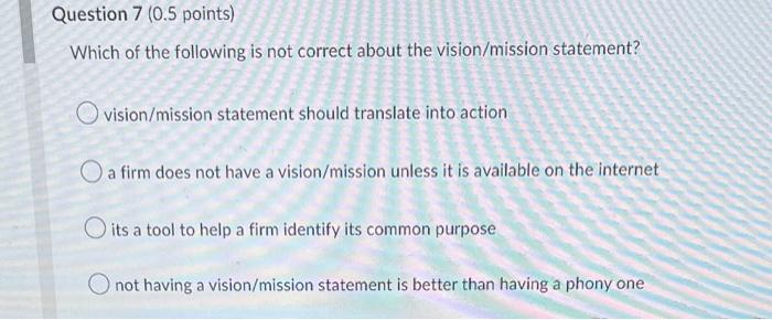 Which of the following is not correct about the