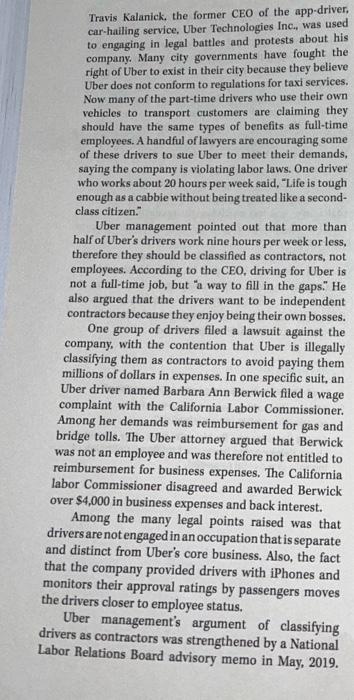 What might uber management do to keep uber