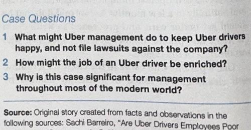 What might uber management do to keep uber