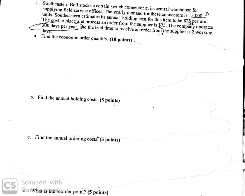 solutions are to be made manually (not software