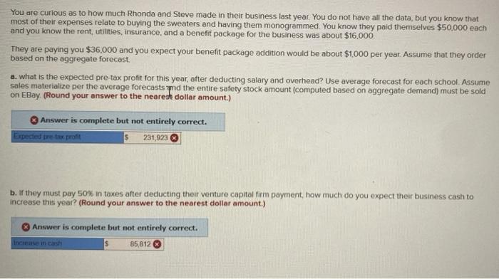 Analytics Exercise 20-4 (Algo) Big1OSweaters.com