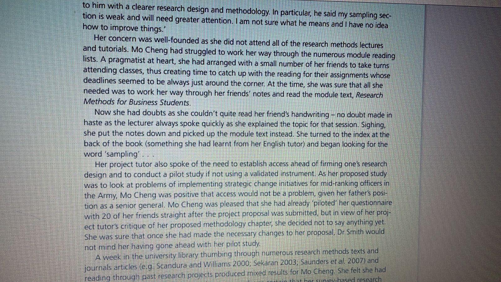 Case 7 Implementing strategic change initiatives