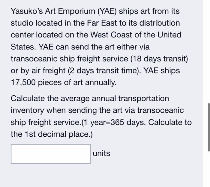 I want the question to be done on excel for