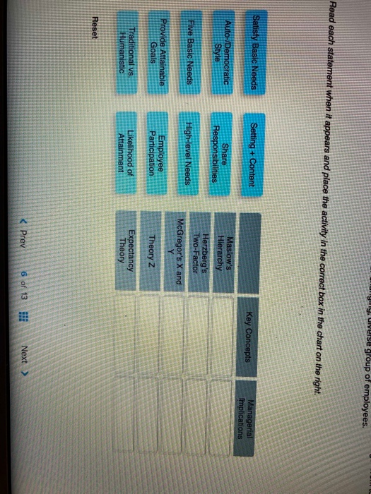 niy, Ulvese group of employees. Read each