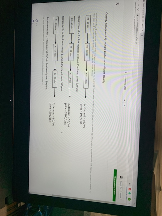 30 Capacity management (0- multiple products -