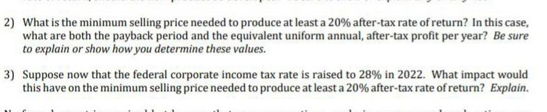 A small, US-based manufacturing firm is