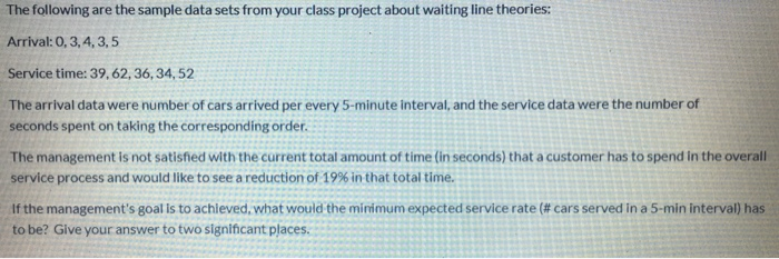 The following are the sample data sets from your