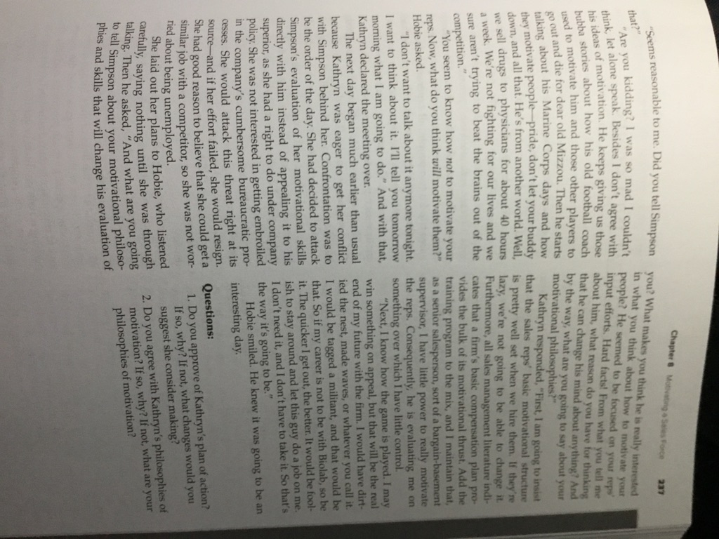 Please need answers to Questions #1 and #2 CASE