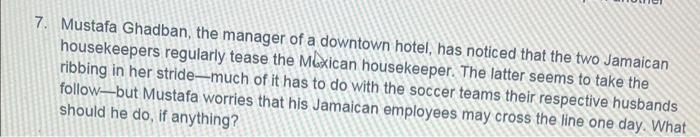 risk and security 7. Mustafa Ghadban, the manager