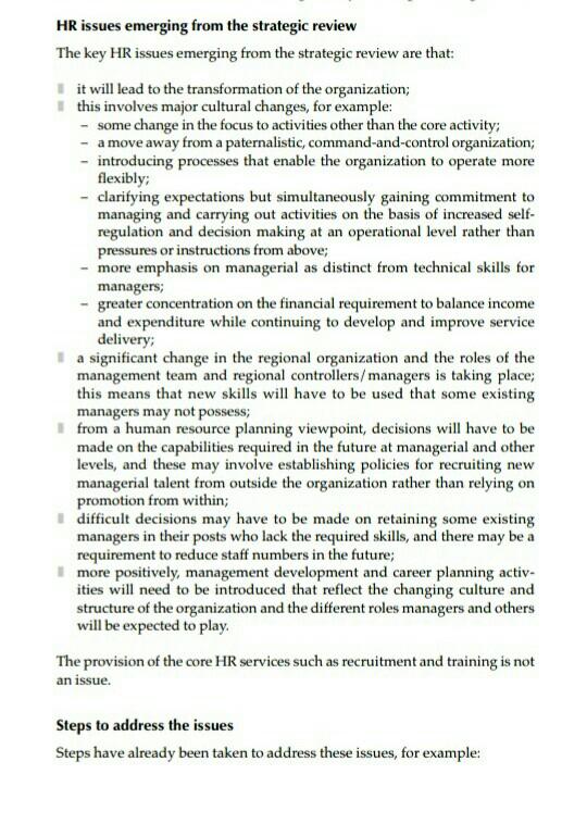 Strategic Human Resource Management Subject Topic