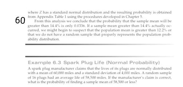 nm 60 where Z has a standard normal distribution