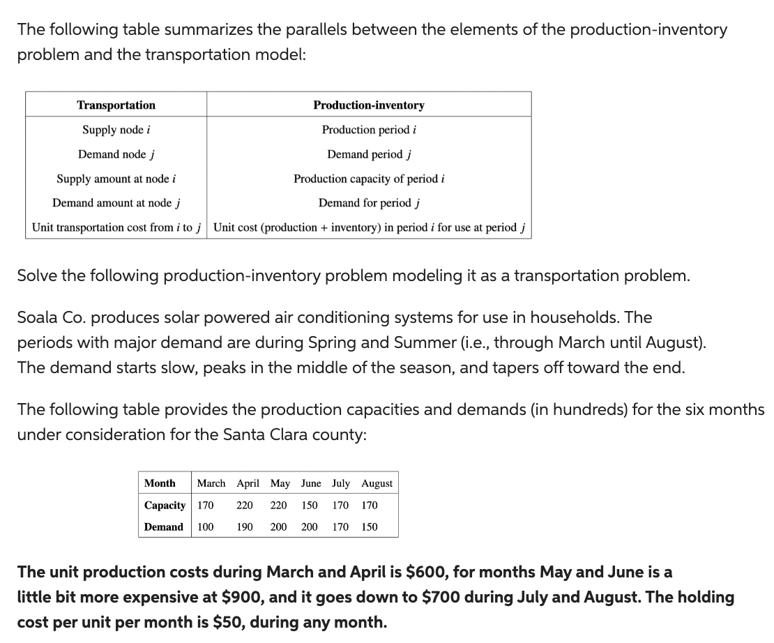 Solve this problem utilizing Excel solver and