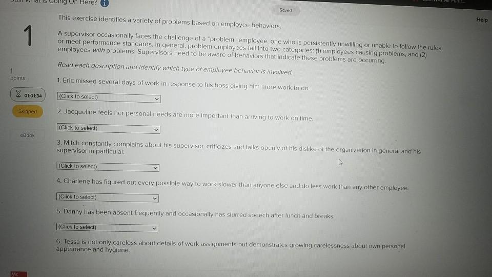 Here! Saved This exercise identifies a variety of