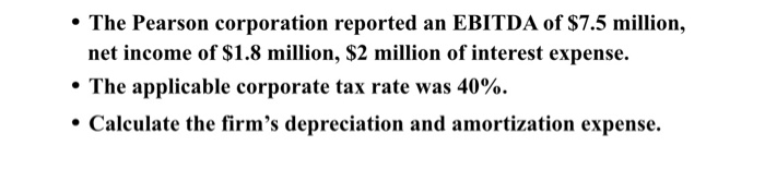 The Pearson corporation reported an EBITDA of