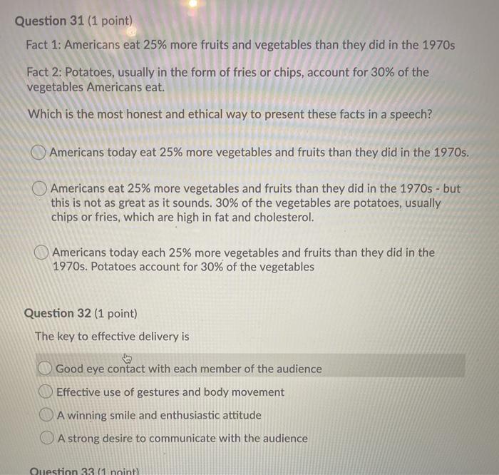 answer all please Question 29 (1 point) The