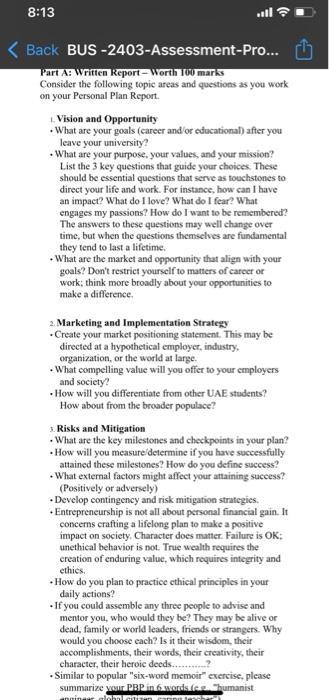 Mechanical engineer student future perosnal plan.