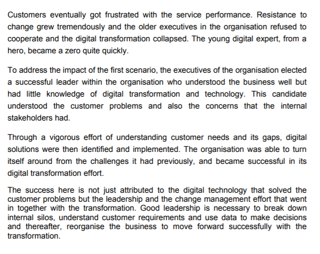 Read the case study and answer all the questions