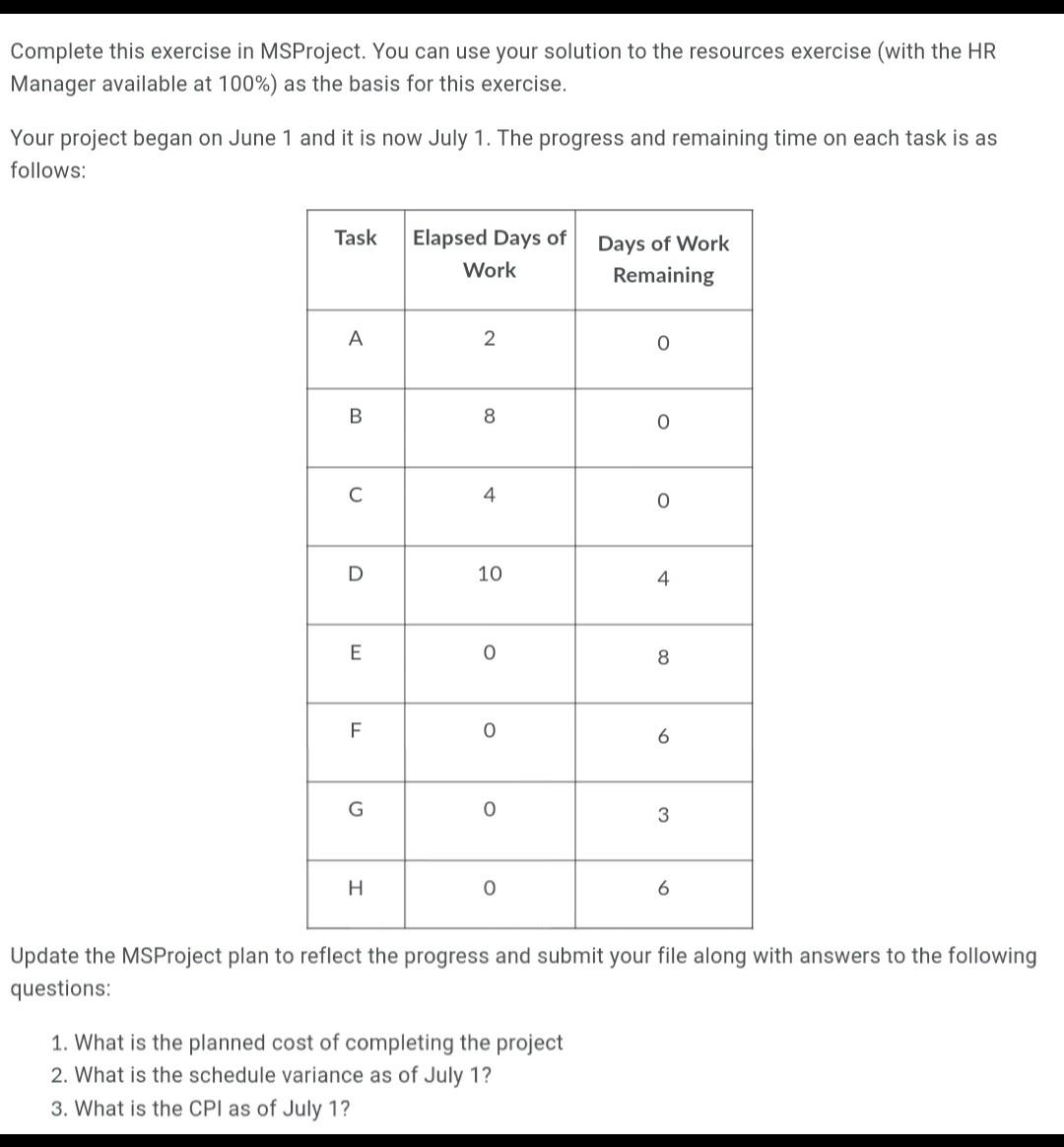 Use the bottom table to answer questions in the