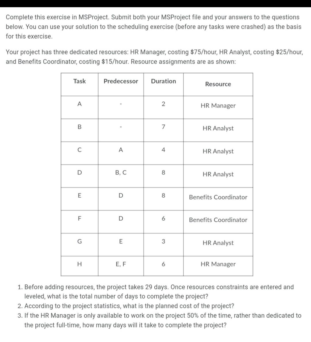 Use the bottom table to answer questions in the