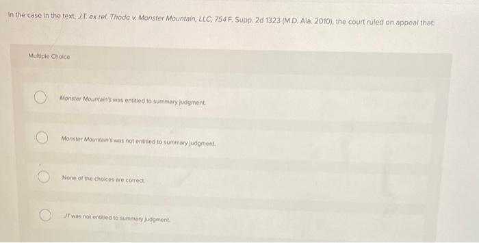 In the case in the text. T. ex rel Thode v