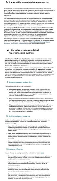 Please read the attached article and write a