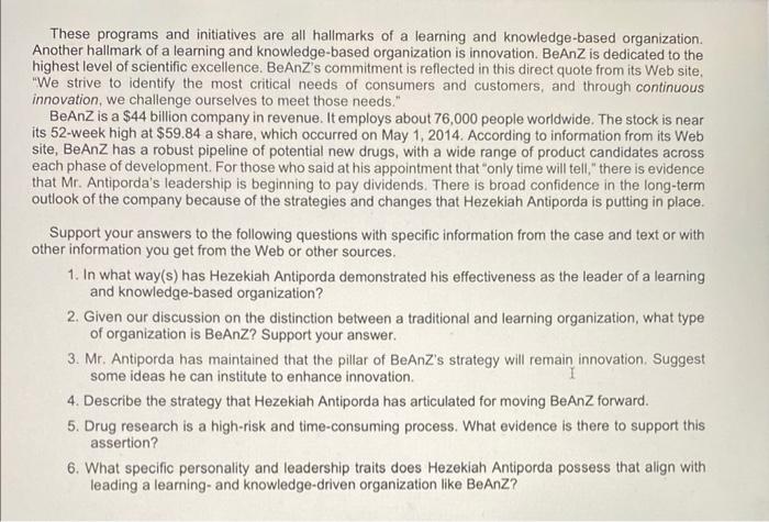 Mr. Hezekiah Antiporda has been the CEO of BeAnZ