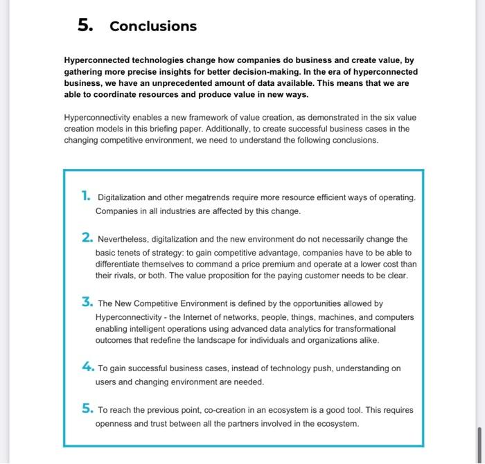 Please read the attached article and write a