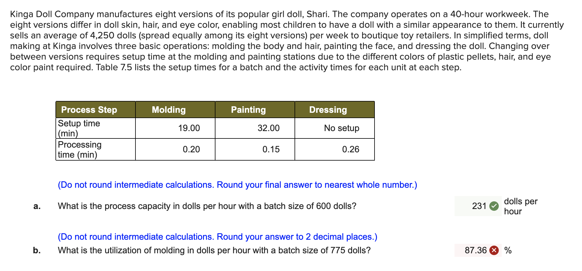 Kinga Doll Company manufactures eight versions of