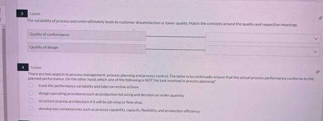 PART A & B 3 pour The variability of process