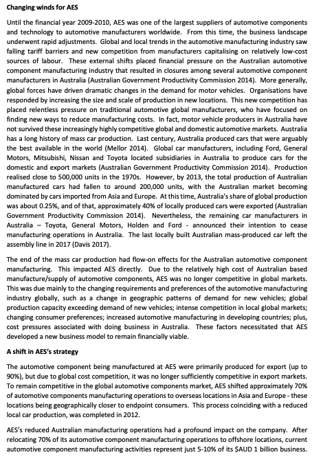 Read case study below to answer this question