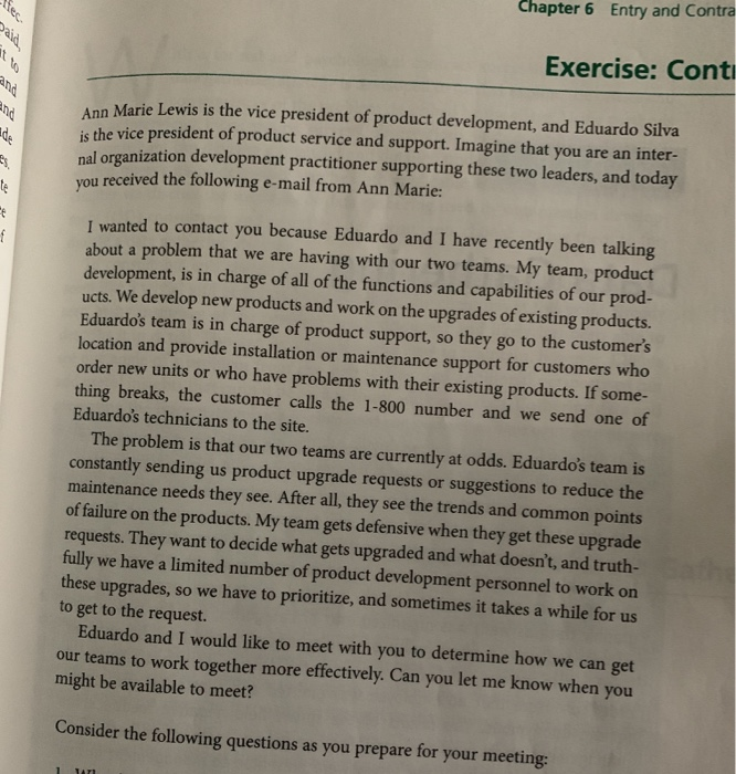 Consider the following questions as you prepare