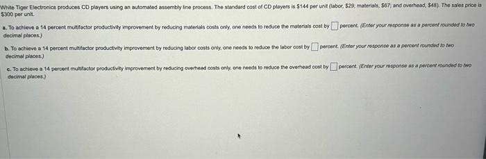 Whae Tiger Electronics produces CD players using