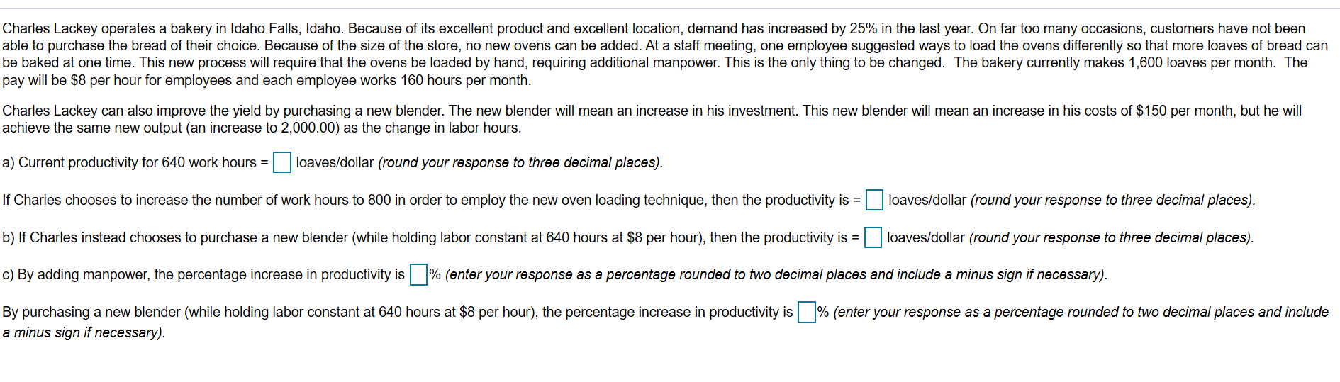 Charles Lackey operates a bakery in Idaho Falls,