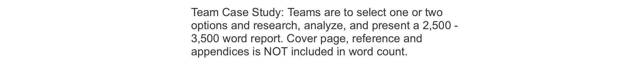 My topic is FARM TO FORk. Team Case Study: Teams