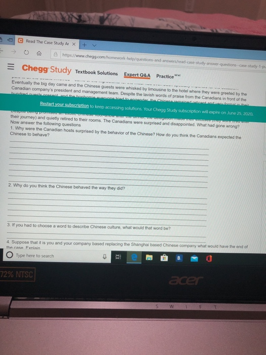 C Read The Case Study At X