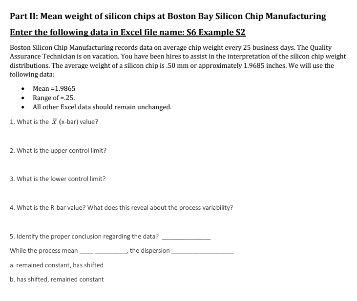 I need an Excel data table also question 1-4