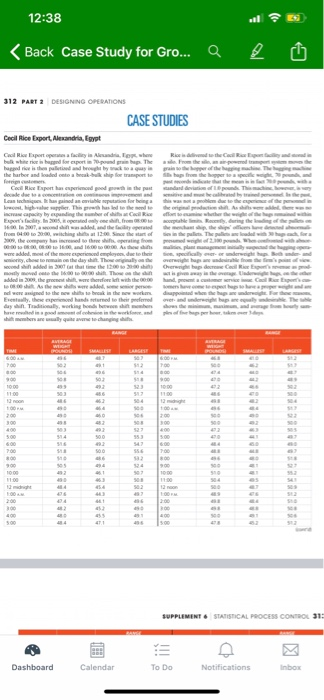 312 PART 2 DESIGNING OPERATIONS CASE STUDIES