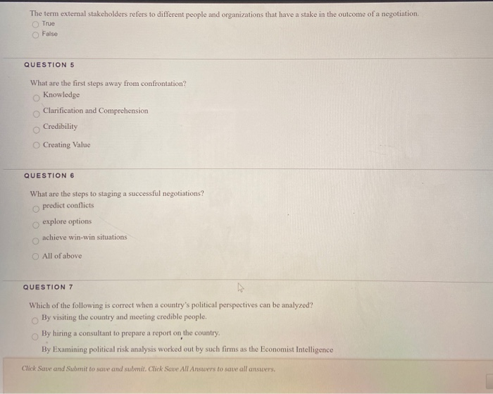 QUESTION 1 During the process of financial