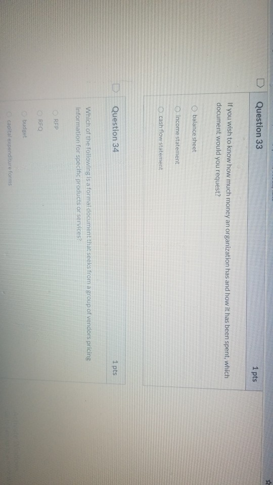 Question 11 1 pts If your manager requests a