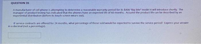 please help, will give thumbs up!! QUESTION 35 A