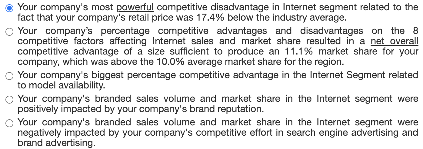 Given the following data from a recent