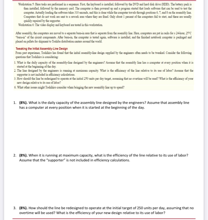 Analytics Exercise: Designing a Manufacturing