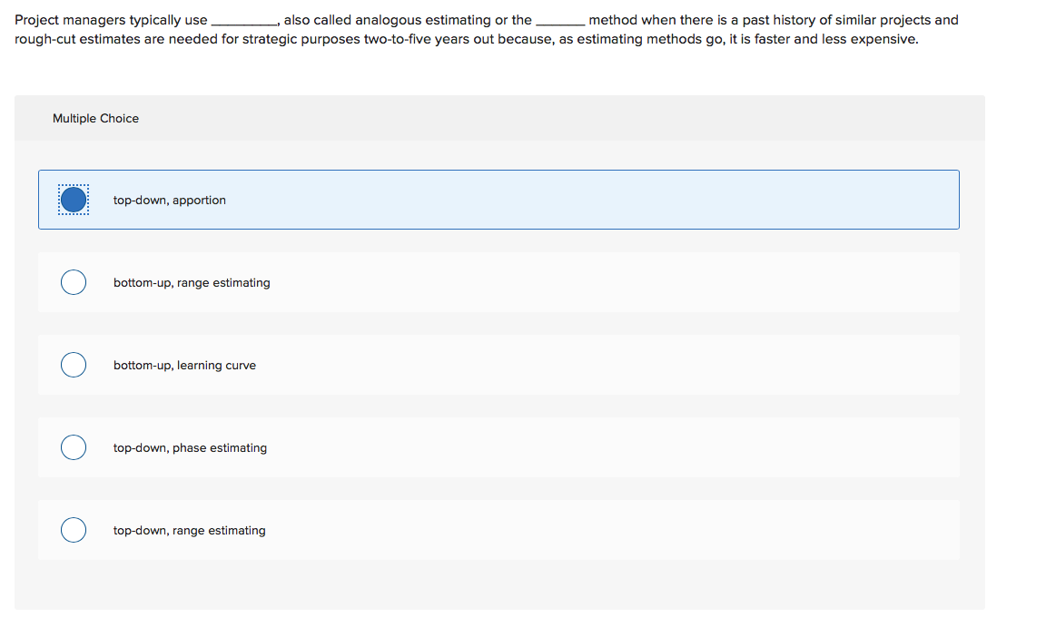 Project managers typically use also called