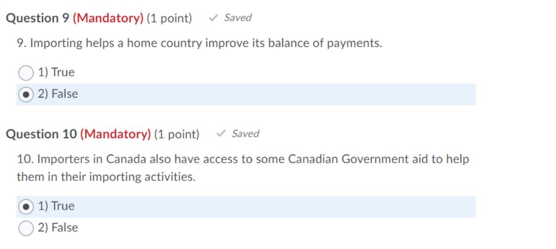 **** PLEASE ANSWER ALL QUESTIONS*** Question 9