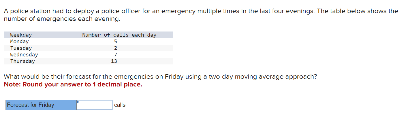 A police station had to deploy a police officer