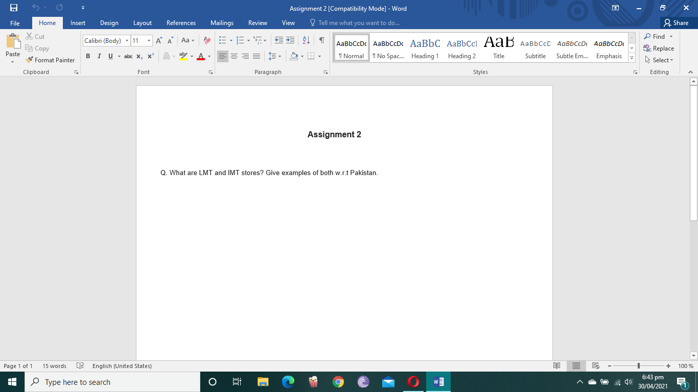 5 X Assignment 2 [Compatibility Mode] - Word View