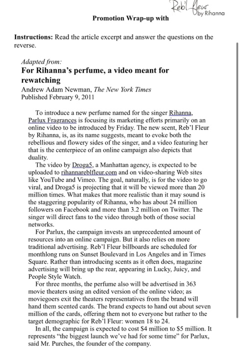 Rebl fleur Oby Rihanna Promotion Wrap-up with