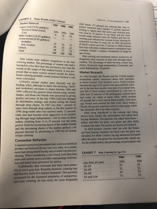 what headings would you suggest using in this