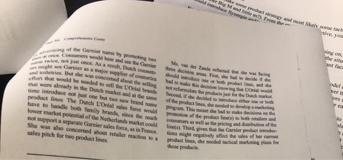 what headings would you suggest using in this