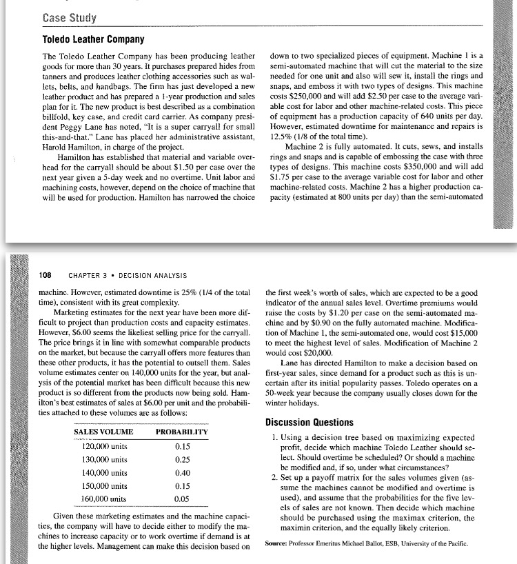 1. Using a decision tree based on maximizing